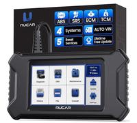MUCAR CS4 Car Diagnostic Tool, 4 Systems (ABS/SRS/ECM/TCM) with 5 Lifetime Free Reset (Oil/EPB/SAS/TPMS/ETS), OBD2 Scanner, OBD2 Code Reader Scan Tool