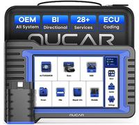 mucar VO7 Customize Hidden Free Advanced ECU Coding + Bidirectional Controll Car Diagnostic Tool, 28 Free Reset + Full System Diagnostic Car Fault Code OBD2 Code Reader Scan Tool with HD Camera