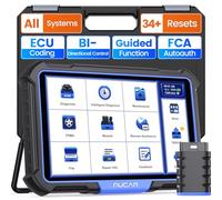 MUCAR VO8 Bi-Directional Full Vehicle Car Diagnostic Tool, Full System OBD2 Scanner Repair Workshop, Free Use Advanced ECU Coding, Active Test, 34+ Reset Service, Boxed Fully Functional Connector