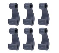 muCCrpvaR 6 Pcs Plastic Snap Fasten Rope Hooks Clip J Shape Hooks Compatible With YD61 Inflatable Boat Fishing Raft Marine Boat Cover(for Grey)