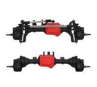 muCCrpvaR Metal RC Portal Axles 1 10 Scale Front And Rear Axle With T Lock Differential(Front and Rear Axles)