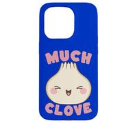 Much Clove Cute Garlic Pun Happy Food Lover Case for iPhone 15 Pro