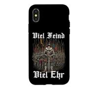 Much Enemy Much Honor Fundsberg Landsknecht Double Mercenary Case for iPhone X/XS
