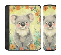Mucha Style Flower Kora 2 Pack seat Belt Cushion Release Stress to Your Neck and Shoulders for Bag Protector para cinturón de carro