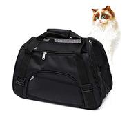 MuchL Pet Carrier Soft-Sided Carriers for Cat Carriers Dog Carrier for Small Medium Cats Dogs Puppies Pet Carrier Airline Approved Cat Dog Pet Travel Carrier (Small, Black)