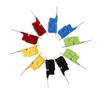 MuchLuckystar 10-Pack SDK08 Clip for SOIC/TSSOP/TSOP IC Chips, 0.3mm+ Pitch, 40V 2A Clamp Tool