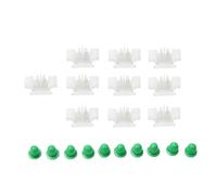 MuchLuckystar 10pcs White Plastic Exterior Side Moulding Clips for BMW E36 for m3 Sports Trim Door Bumpstrip Fastener 51132251394