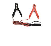 MuchLuckystar 12V 10A SAE to for alligator Clip Adapter Cable, 18AWG Quick Connect Battery for CHARGER Extension with Clamps for Motorcycle Car RV Boat, 1m