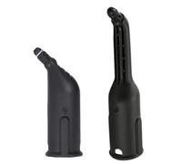 MuchLuckystar 2-Pack Power Nozzle Brush Replacement for Karcher SC1 SC2 SC3 SC4 SC5 Steam Cleaners, Long & Short Neck Attachments for Deep Cleaning Floors and Carpets, Black ABS Accessories