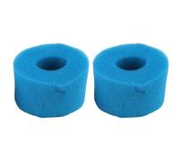 MuchLuckystar 2 Pack Reusable Filter Sponge Foam for Intex Bubble Jetted Pure-Spa, Replacement for S1 Cartridge, Blue 10.8x7.3cm with 4cm Hole