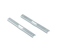 MuchLuckystar 2pcs Chainsaw Depth Gauge File Guide 0.65mm for Oregon Raker Removal, Silver Metal Portable Chain Saw Filing Tool