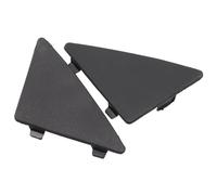 MuchLuckystar 2Pcs Front Bumper Lower Grille Tow Hook Cap Cover for Mazda 3 2014-2016, Plastic Triangle Hole Direct Replacement