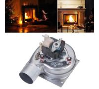 MuchLuckystar 35W Wall Hanging Heating Furnace Motor Fan Assembly, Aluminum Shell for snail Blower for Ventilation Equipment, Stable Airflow, Silver