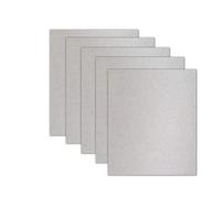 MuchLuckystar 5 Pack Microwave Mica Wave Guide Cover Sheet, 150x120mm Replacement Plate for Oven Repair, Heat Resistant Insulating Material