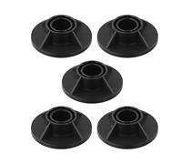 MuchLuckystar 5-Pack Pool Support Leg Kit for Round and Square Steel Pools, P61010 Replacement Legs, Plastic Stabilizers for Outdoor Swimming Pool Frame, Black