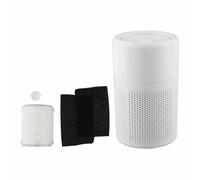 MuchLuckystar Air Purifier with H13 Filter, Portable Desktop Ioniser & Aroma Diffuser, Quiet HEPA Cleaner for Smoke Pet Dander PM2.5 Allergens, Home Office Travel, White