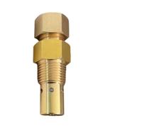 MuchLuckystar Brass Check Valve 1/2" Male Thread 19x1.5mm for Air Compressor, Automatic Pressure Release Safety Shut-Off