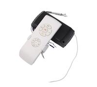 MuchLuckystar Ceiling Fan Light Remote Control Kit with 4-Speed Timer, 30m Wireless Controller for 2-Way Lamp and 3-Speed Fan, Black and White