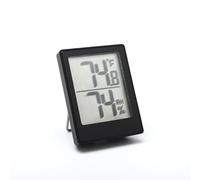 MuchLuckystar Digital Hygrometer Thermometer for Indoor Use, High-Precision LCD Display with Comfort Indicator, Real-Time Temp & Humidity Monitor for Home, Office, Nursery, Greenhouse, Black