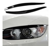 MuchLuckystar Headlight Eyelids for BMW 3 Series E92 E93 for m3 2006-2013, Gloss Black Resin Eyebrow Trim Cover, Stylish Upgrade Accessory Part