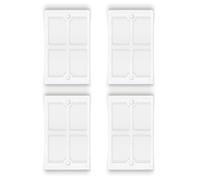 MuchLuckystar HEPA Filter Set for ECOVACS for deebot for x8 T80 Sewage Tank Box, 4-Pack ABS Dust Screen Replacement Parts