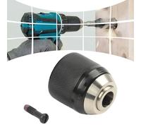 MuchLuckystar Keyless Drill Chuck 1/2" Compatible with DHP484 DDF484 DDF446 DDF482 BHP452 BDF453, Left Hand Screw Replacement for 766027-7