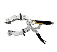 MuchLuckystar Locking C-Clamp Pliers, 11in Pipe Tube Clamp Vise Grip with 4 Pads for Welding Woodworking Metalworking Heavy Duty Clamping Tool
