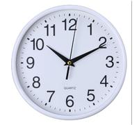 MuchLuckystar Minimalist Round for smart Wall Clock, 20cm Digital Display with 3D Hands, Quiet Non-Ticking for Living Room Bedroom Office Home Decor