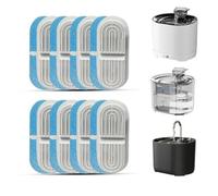 MuchLuckystar Pet Water Fountain Filter Cotton Mesh Replacement for Dog Drinking Dispenser, Effective Impurity Trapping, White,