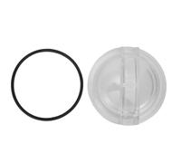 MuchLuckystar Pool Lid SPX3100D for Hayward Super II SP3000 Series, Clear Polycarbonate Threaded Strainer Cover with O-Ring, Fits SP3007/SP3010/SP3015/SP3020