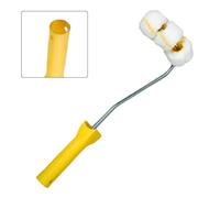 MuchLuckystar Professional Pipe Paint Roller Kit for Cylindrical Surfaces, Curved Frame with Handle for 1-1/4" to 2-1/4" Pipes, Poles and Trim, DIY Painting Tool Set