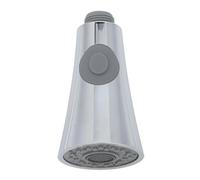 MuchLuckystar Pull-Out Kitchen Faucet Spray Head, 2-Mode Water Outlet ABS Plastic Replacement Nozzle with Anti-Rust Finish for Standard 4-Point Sink, Black