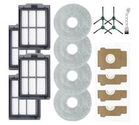 MuchLuckystar Replacement Parts Kit for Roomba Plus 405 & for combo 505, Includes Filters, Mop Cloths, Side Brushes and Bags