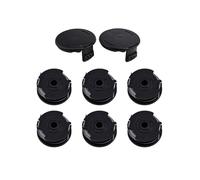 MuchLuckystar Replacement Spool For Bosch ART Trimmer, 6-Pack Line Spools with 2 Covers, ABS Head Cover and Nylon Wire for ART 24 27 30 36 LI