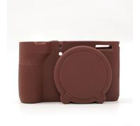 MuchLuckystar Silicone Case for Canon PowerShot V1 Rubber Bumper Guard Lightweight for Slim Fit Full for Access to Buttons Ports(Brown)