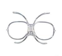 MuchLuckystar Ski Glasses Insert Optical Adaptor Flexible Prescription Frame for Snowboard Transparent PC Inner Frame Fit(B)