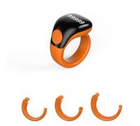 MuchLuckystar Smart Tasbih Ring Electronic Finger Counter for Zikr Prayer with Vibration 18-22mm(Orange)
