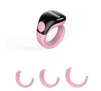 MuchLuckystar Smart Tasbih Ring Electronic Finger Counter for Zikr Prayer with Vibration 18-22mm(Pink)