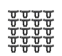 MuchLuckystar Solar Panel Clips, 20PCS Water Drainage PV Modules Cleaning Clips for Drain Channel Photovoltaic System Installation Tools
