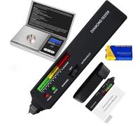 MuchLuckystar Tester Pen with UV Light and 200g/0.01g for mini Scale, Fast 0.5s Gemstone Detector, Dual Power Jewelry Testing Kit for Professionals