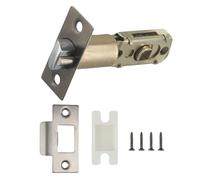 MuchLuckystar Tubular Mortice Door Latch 60mm/70mm Backset, Fir Zinc Alloy Interior Door Lock for Room Doors, Smooth Operation