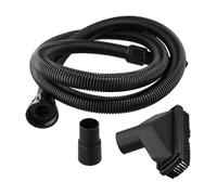 MuchLuckystar Vacuum Hose Kit 2.5m with Adapter and Flat Nozzle for Numatic for henry James Harry Basil Vacuum Cleaners Black