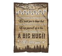 MUCHNEE Grandparents Fleece Blanket, Ultra-Soft & Warm for Sofa, Couch, Travel for Grandma & Grandpa