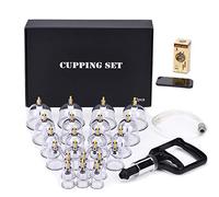 MUCHOO Cupping Set Professional Chinese Acupoint Cupping Therapy Sets Portable, Suction Hijama Cupping Set with Vacuum Magnetic Pump Cellulite Cupping Massage Kit 22-Cup