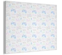 MuchoWow© Acoustic Panels 100x70 cm Noise Cancelling Wall Panel Soundproof Treatment Sound Proofing For Walls House Decor Felt Boards Games - Patterns - Heart - Game