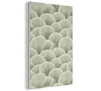 MuchoWow© Acoustic Panels 60x90 cm Noise Cancelling Wall Panel Soundproof Treatment Sound Proofing For Walls House Decor Felt Boards Fan - Leaf - Green