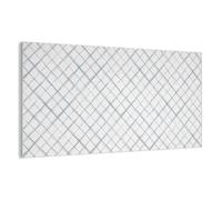 MuchoWow© Acoustic Wall Panels 160x80 cm Soundproof Noise Cancelling Room Treatment Felt Boards For Walls Sound Proofing Panel Accessories Grid - Blue - Pattern