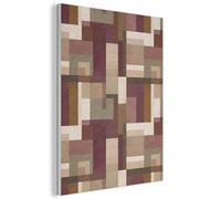 MuchoWow© Acoustic Wall Panels 60x80 cm Noise Cancelling Sound Proof Decorative Panel For Decoration Soundproof Treatment Felt Boards Modern - Geometry - Colorful