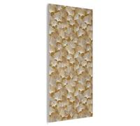 MuchoWow© Acoustic Wall Panels 80x160 cm Soundproof Noise Cancelling Room Treatment Felt Boards For Walls Sound Proofing Panel Accessories Ginkgo - Leaves - Gold
