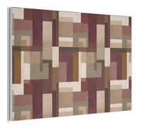 MuchoWow© Acoustic Wall Panels 90x60 cm Noise Cancelling Sound Proof Decorative Panel For Decoration Soundproof Treatment Felt Boards Modern - Geometry - Colorful